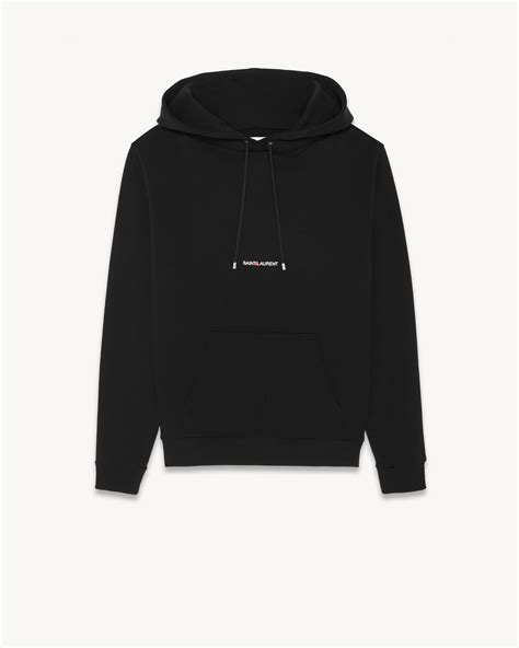 hoodie and Saint Laurent boots